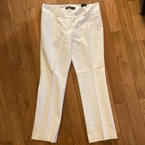 NWT! The Limited white bootcut Drew pants